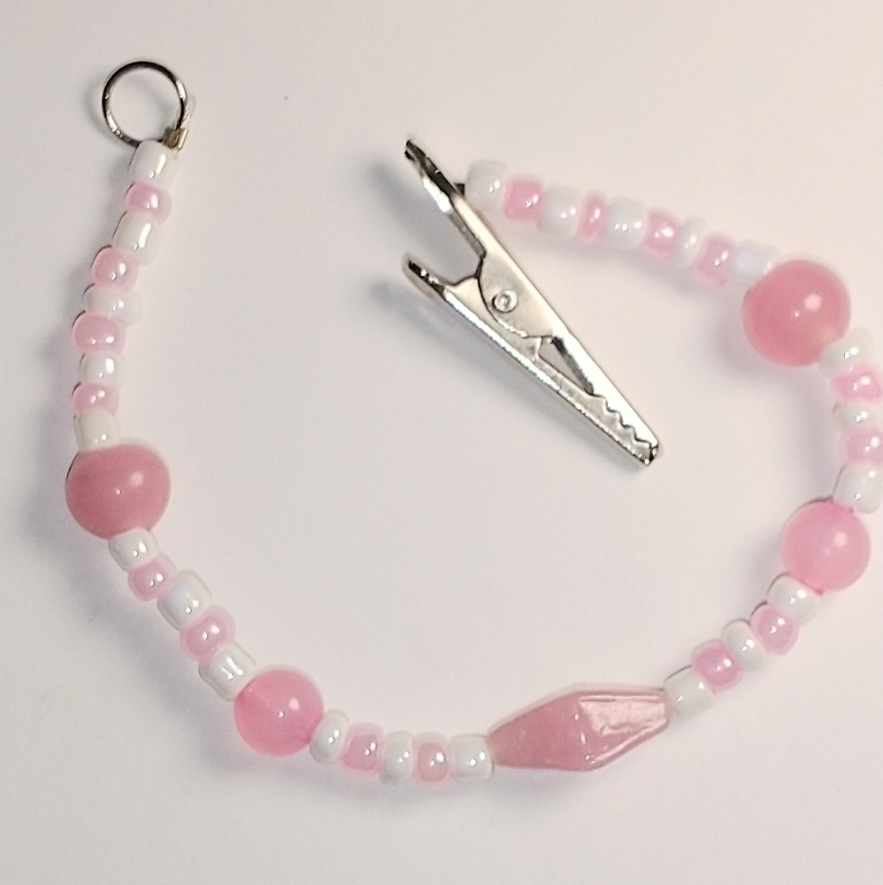 Alligator clip bracelet